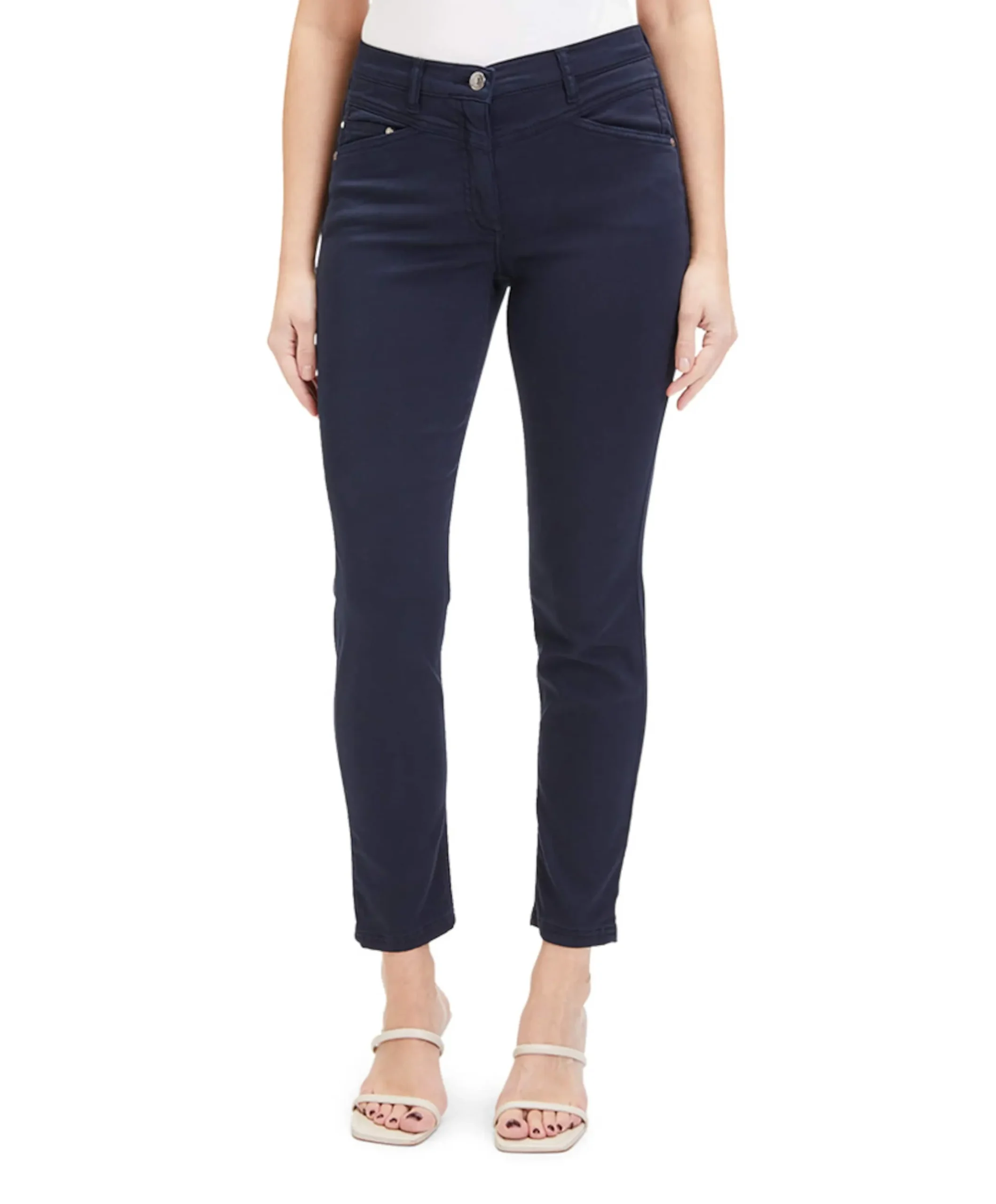 Casual 7/8 broek blauw