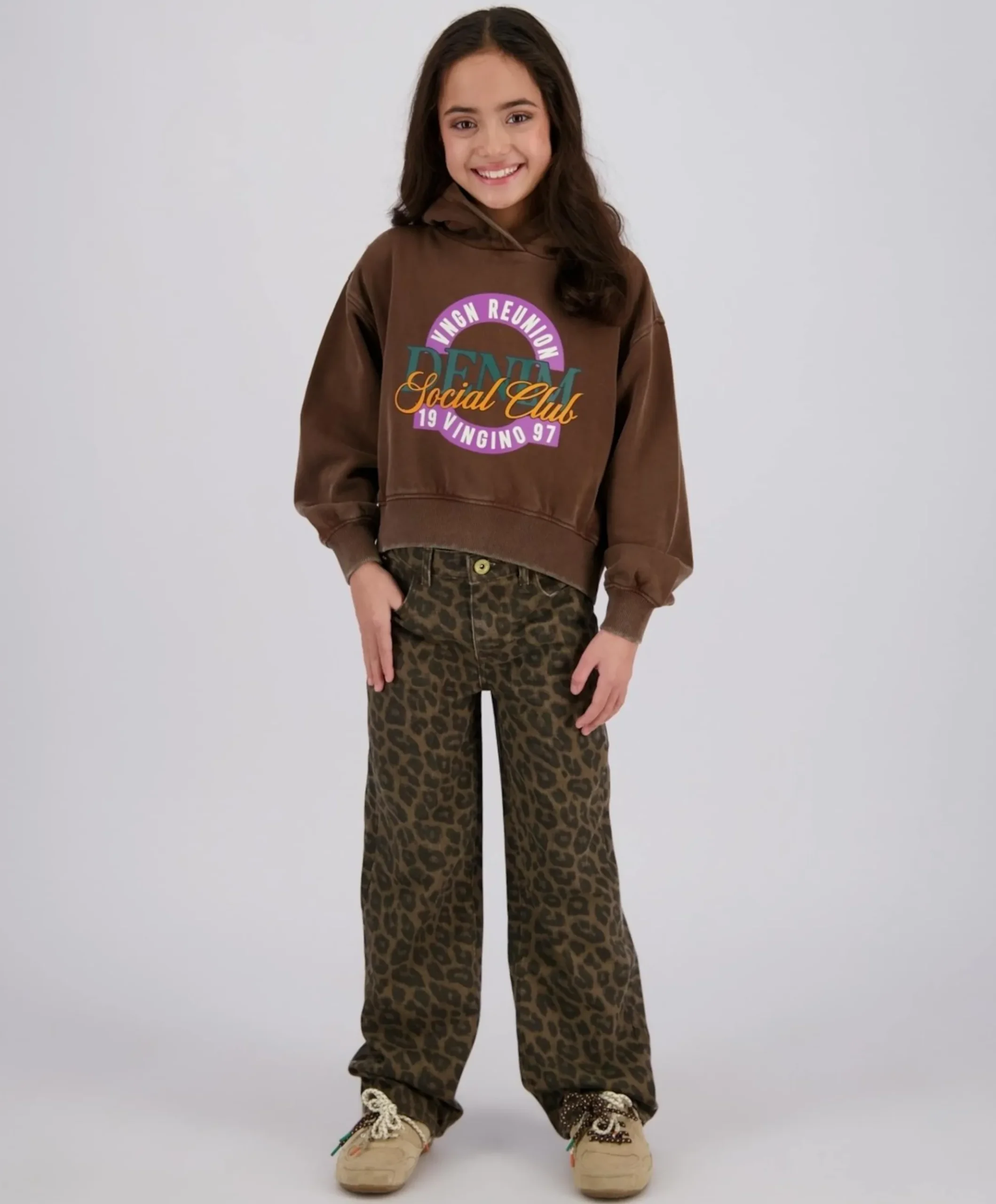 Cato meisjes jeans beige