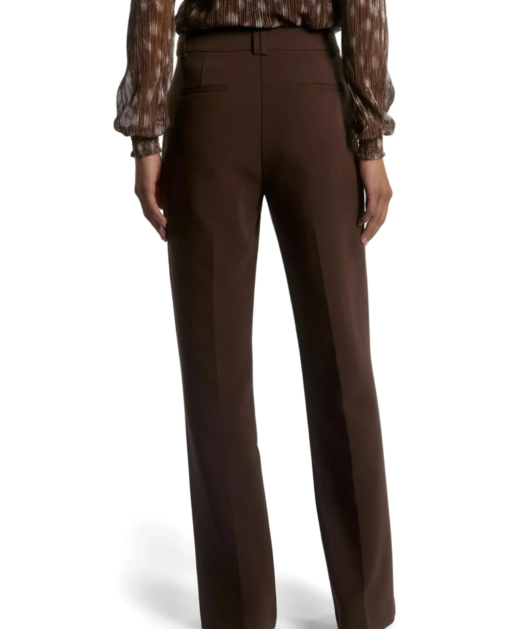 CHANTALLE RPES 345 dames broek bruin