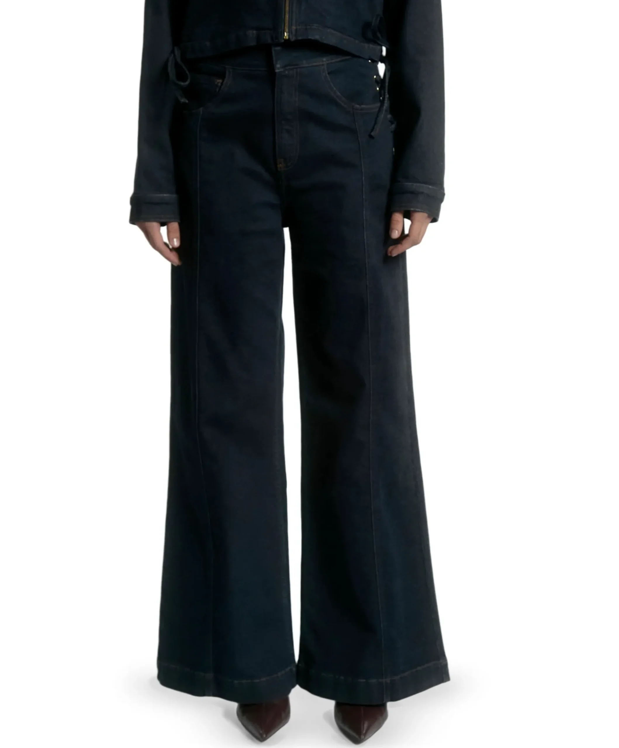 CHARLY LACING CO 503 dames broek blauw