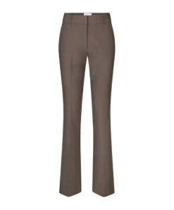CLARAFV 826 MUD BROWN MELANGE dames pantalon bruin