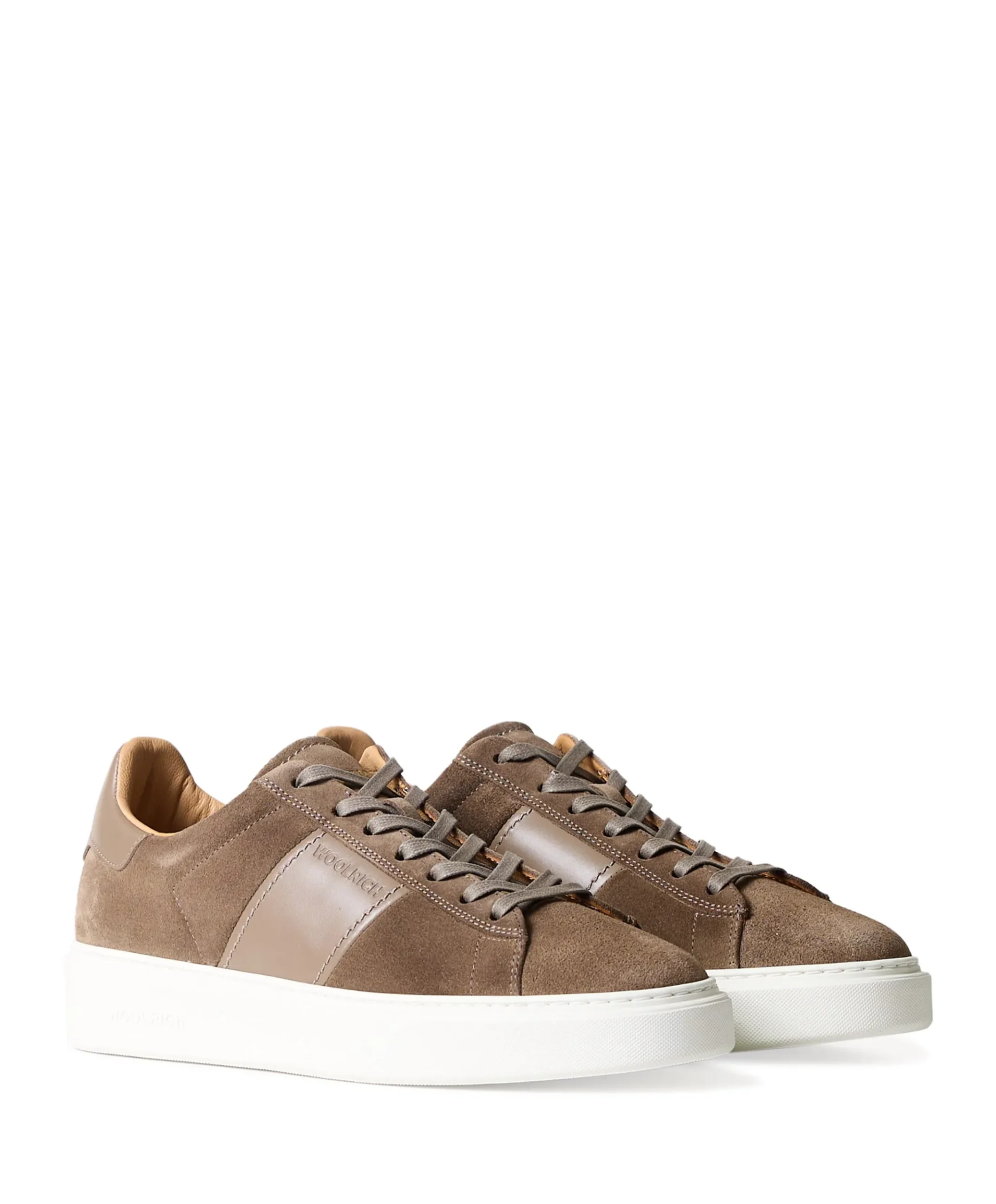 CLASSIC COURT BAND MAN heren sneakers beige