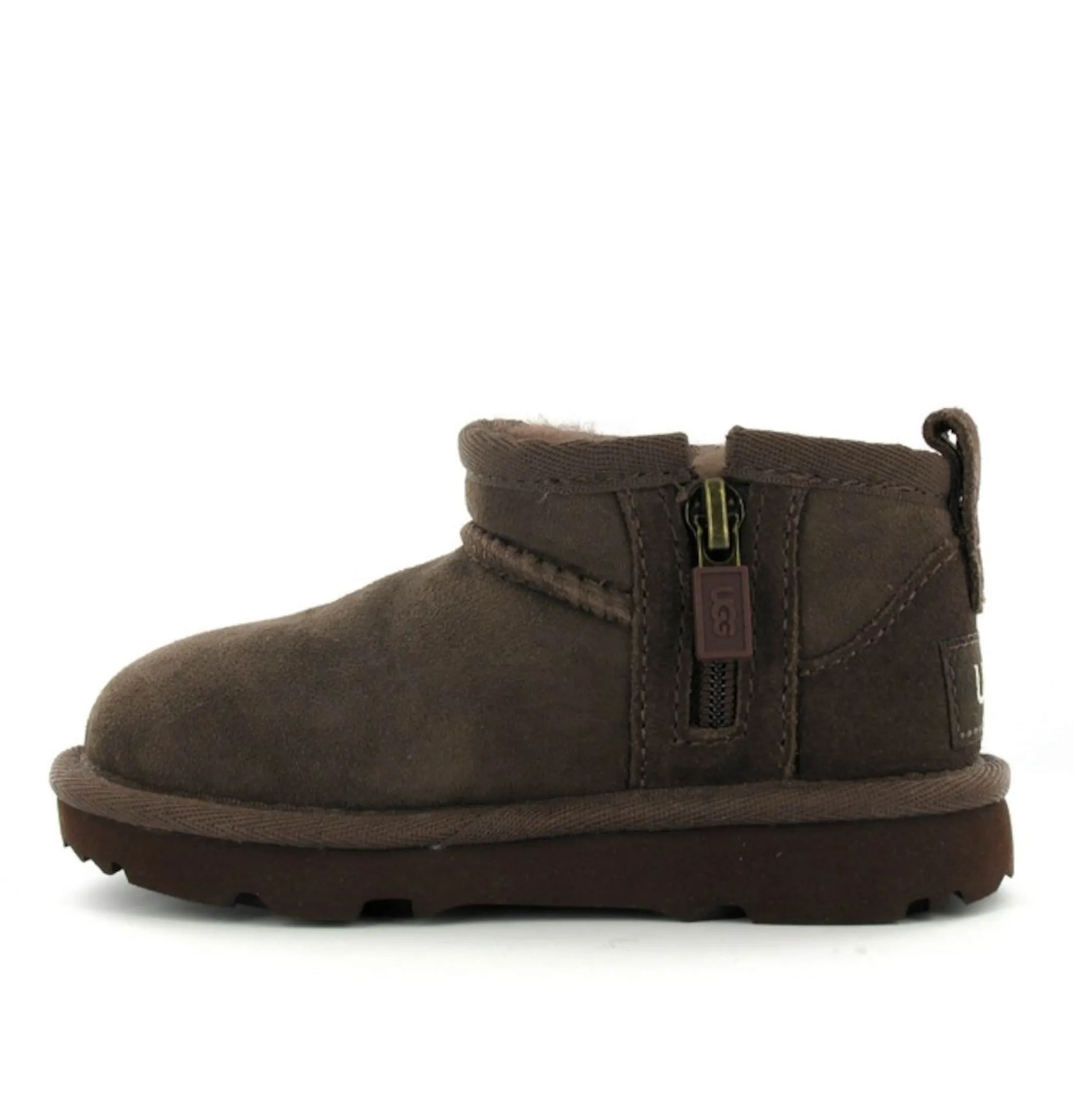 Classic ultra mini meisjes enkellaarzen bruin