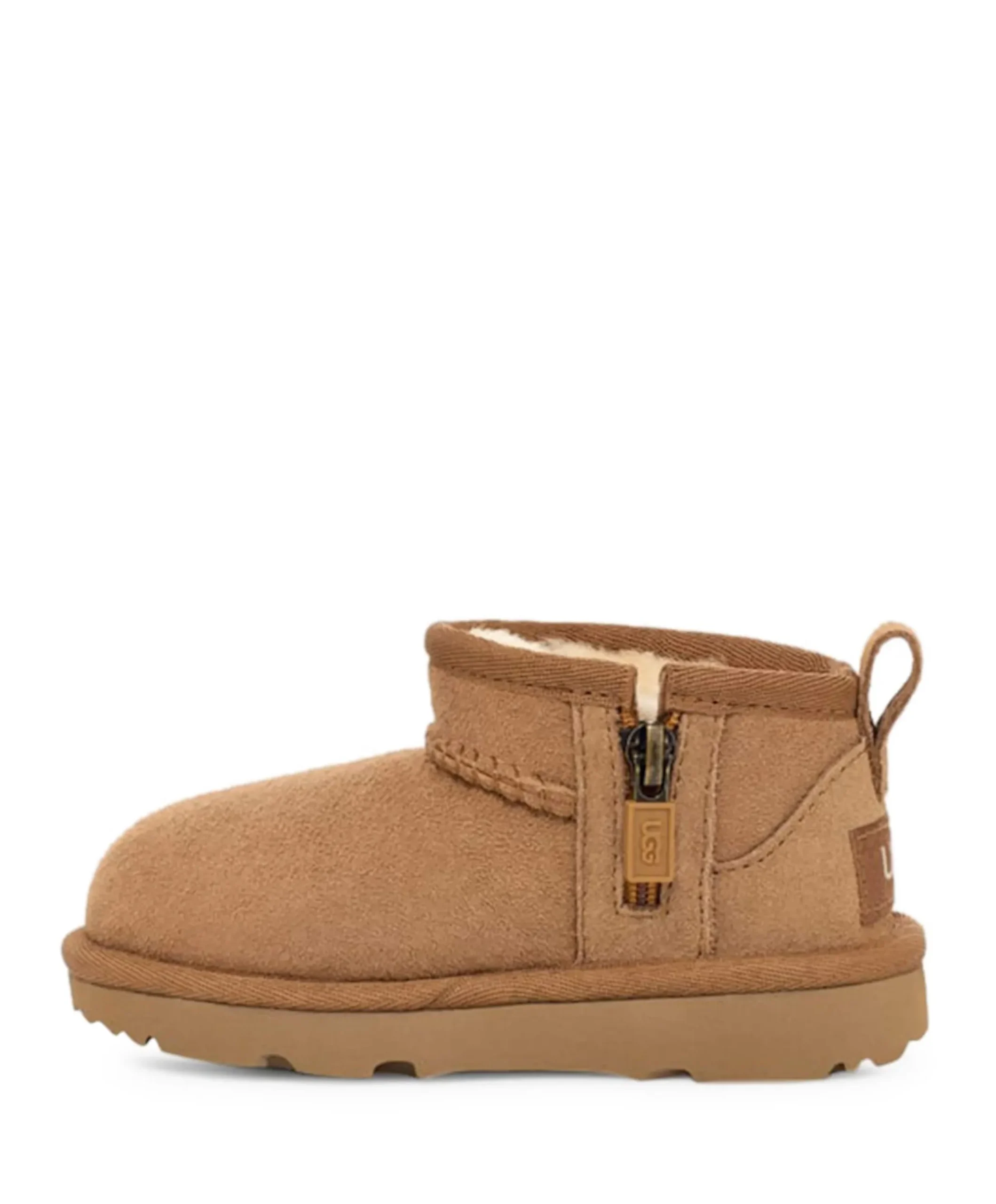 Classic ultra mini meisjes enkellaarzen beige