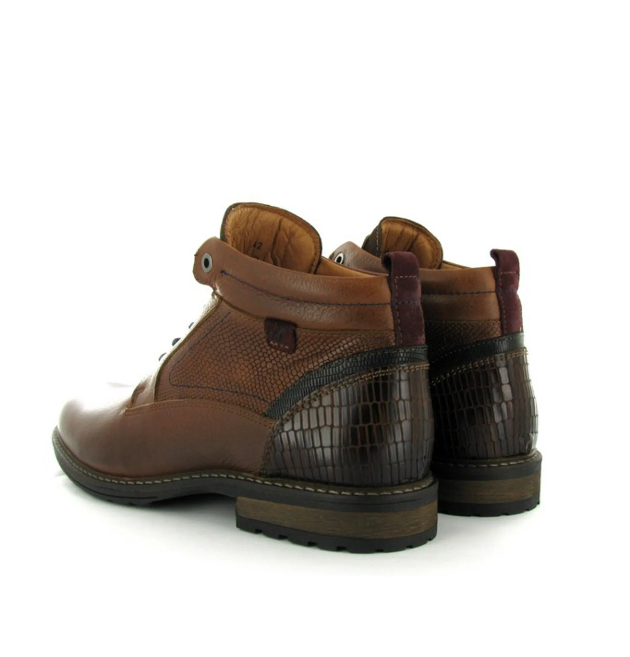 Conley heren veterboots bruin