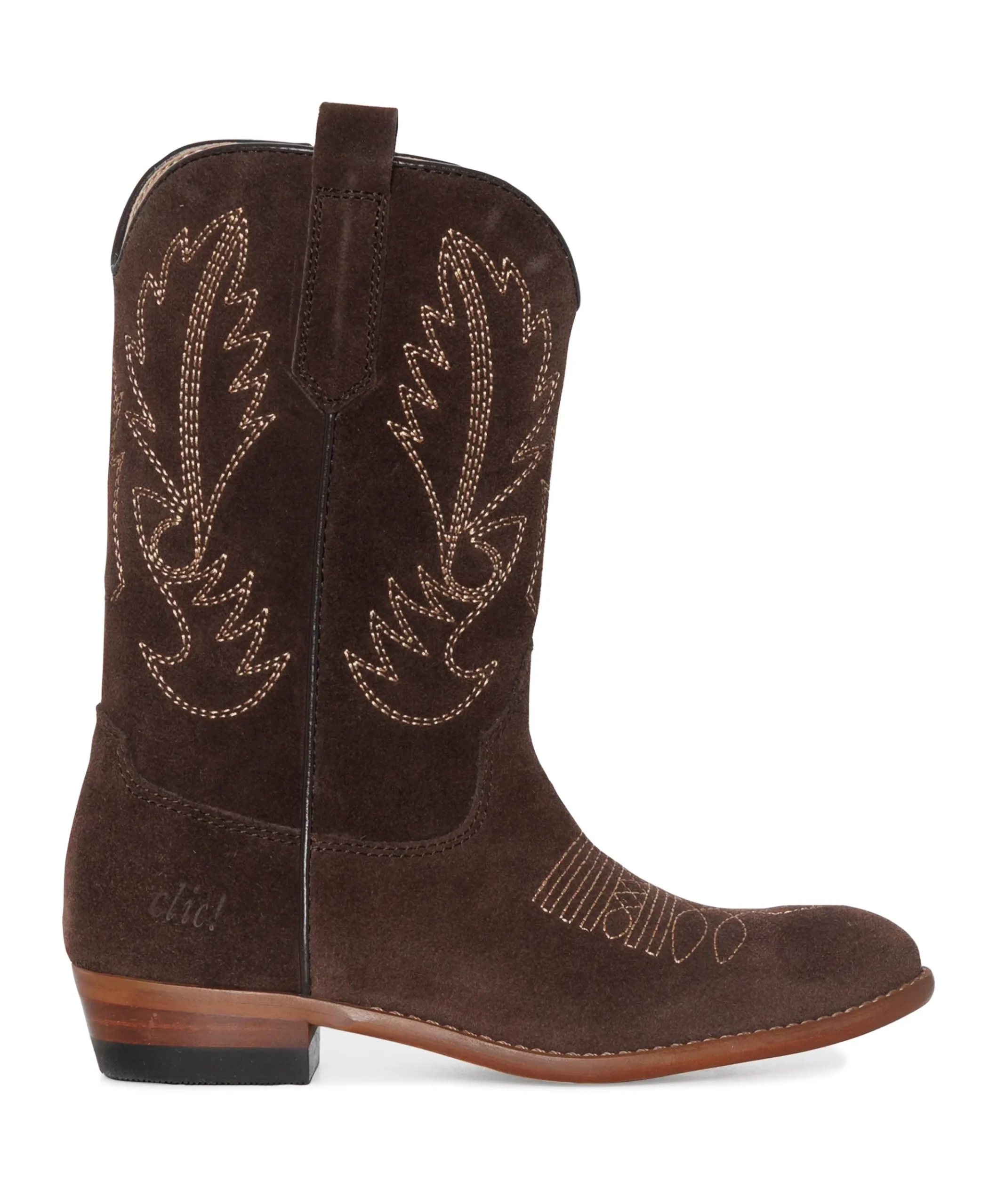 Country cuero meisjes laarzen bruin