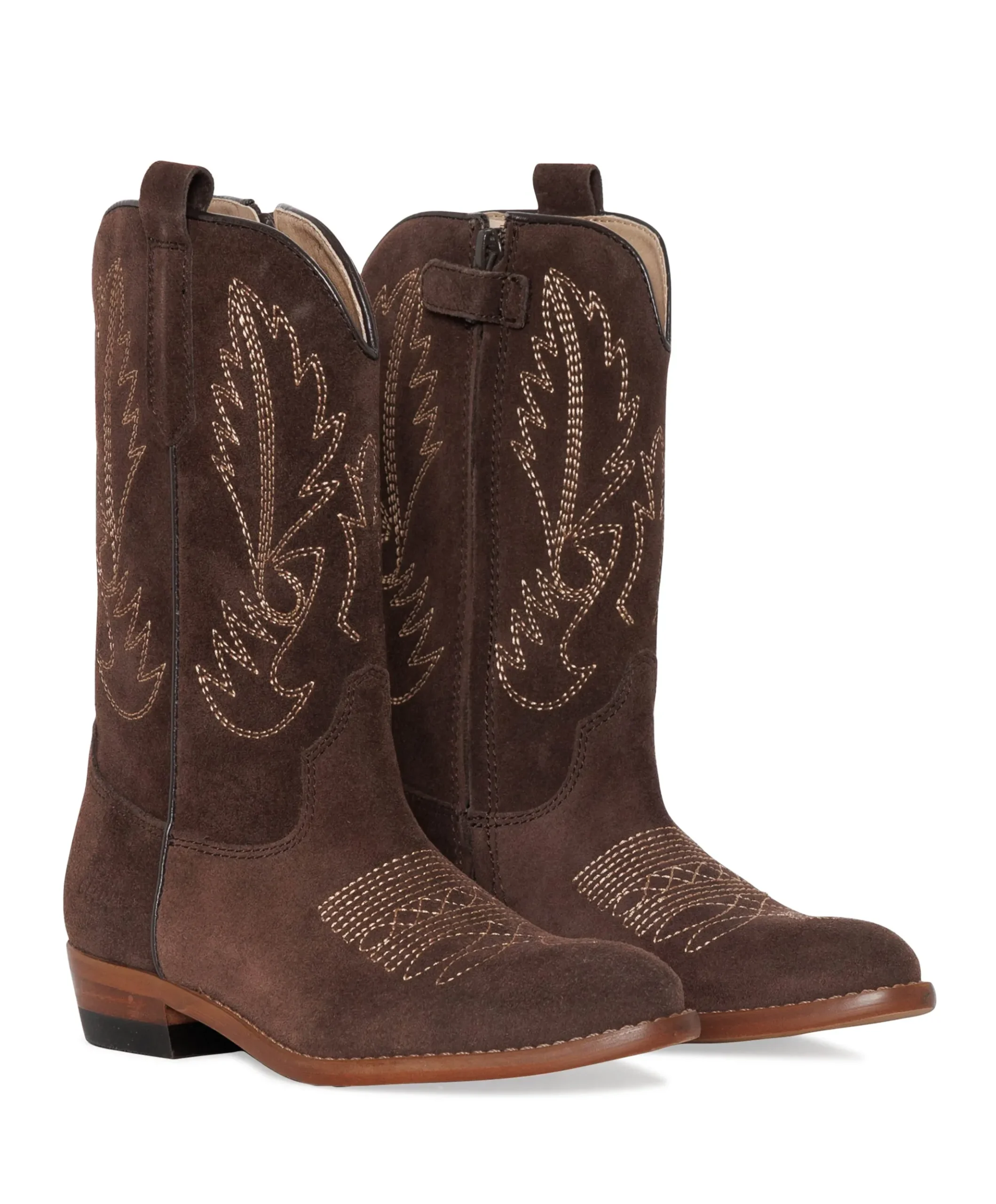 Country cuero meisjes laarzen bruin