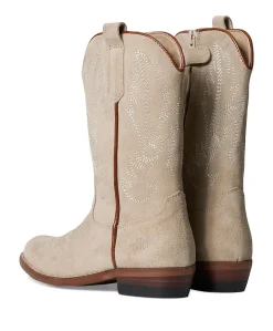 Country cuero meisjes laarzen beige