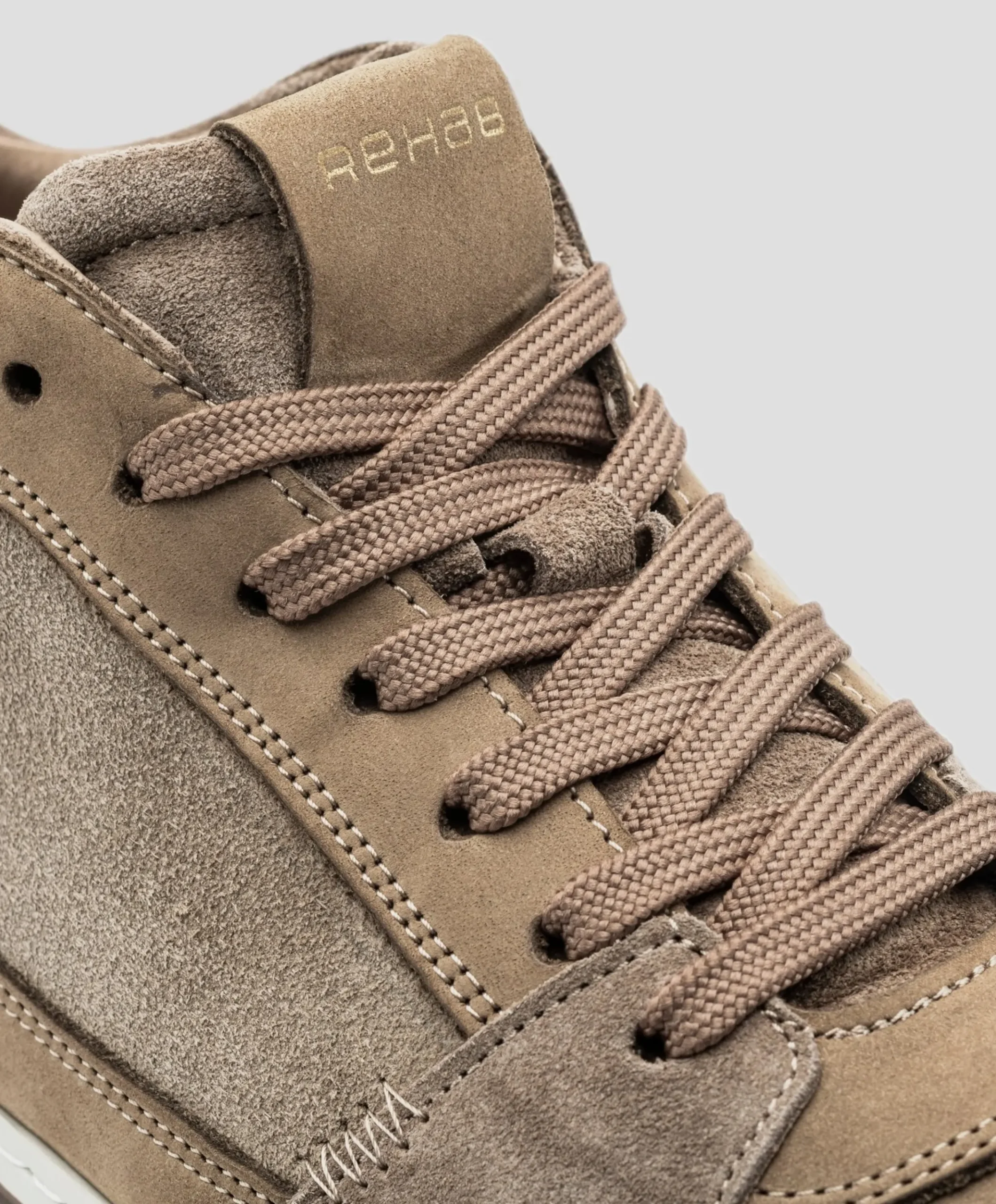 CREON MIX heren sneakers beige