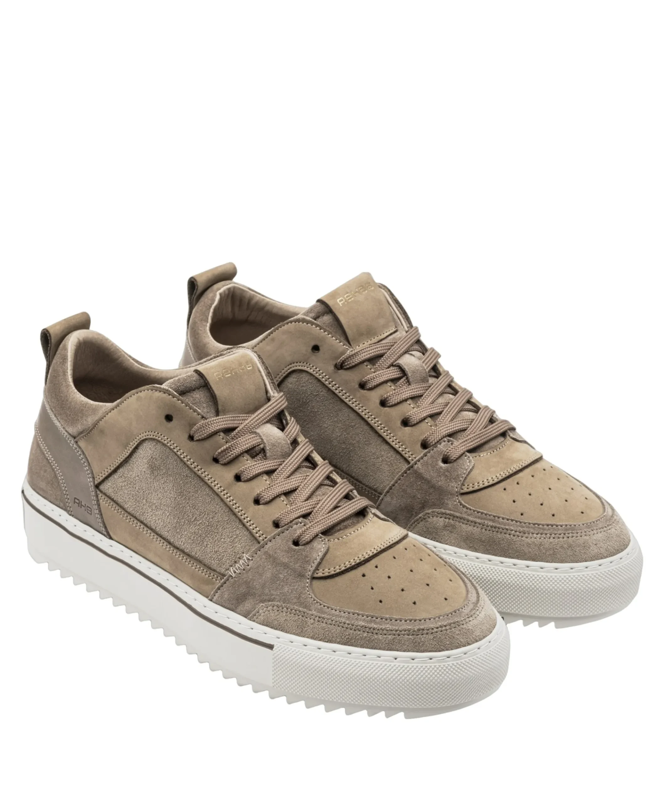 CREON MIX heren sneakers beige