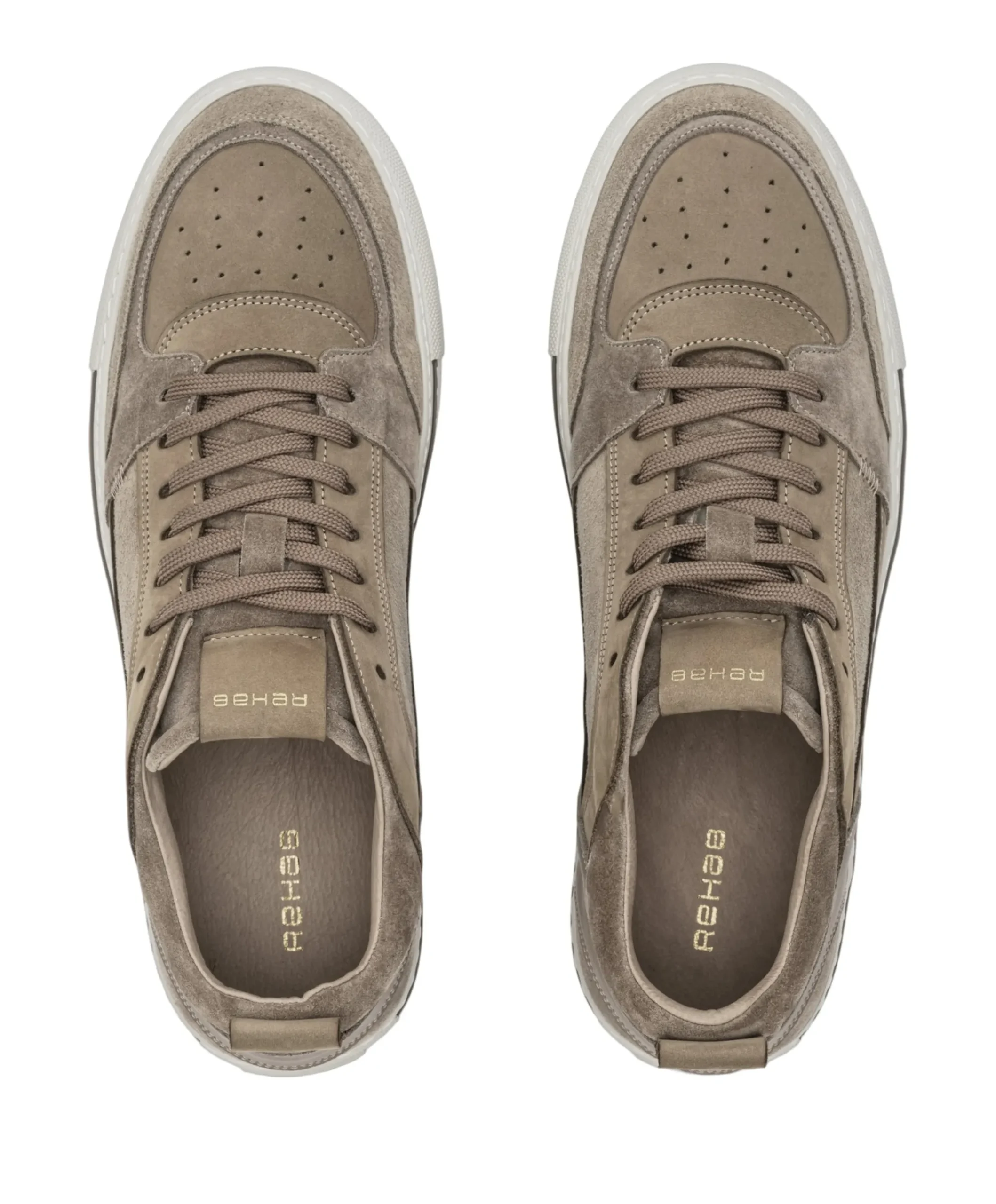 CREON MIX heren sneakers beige