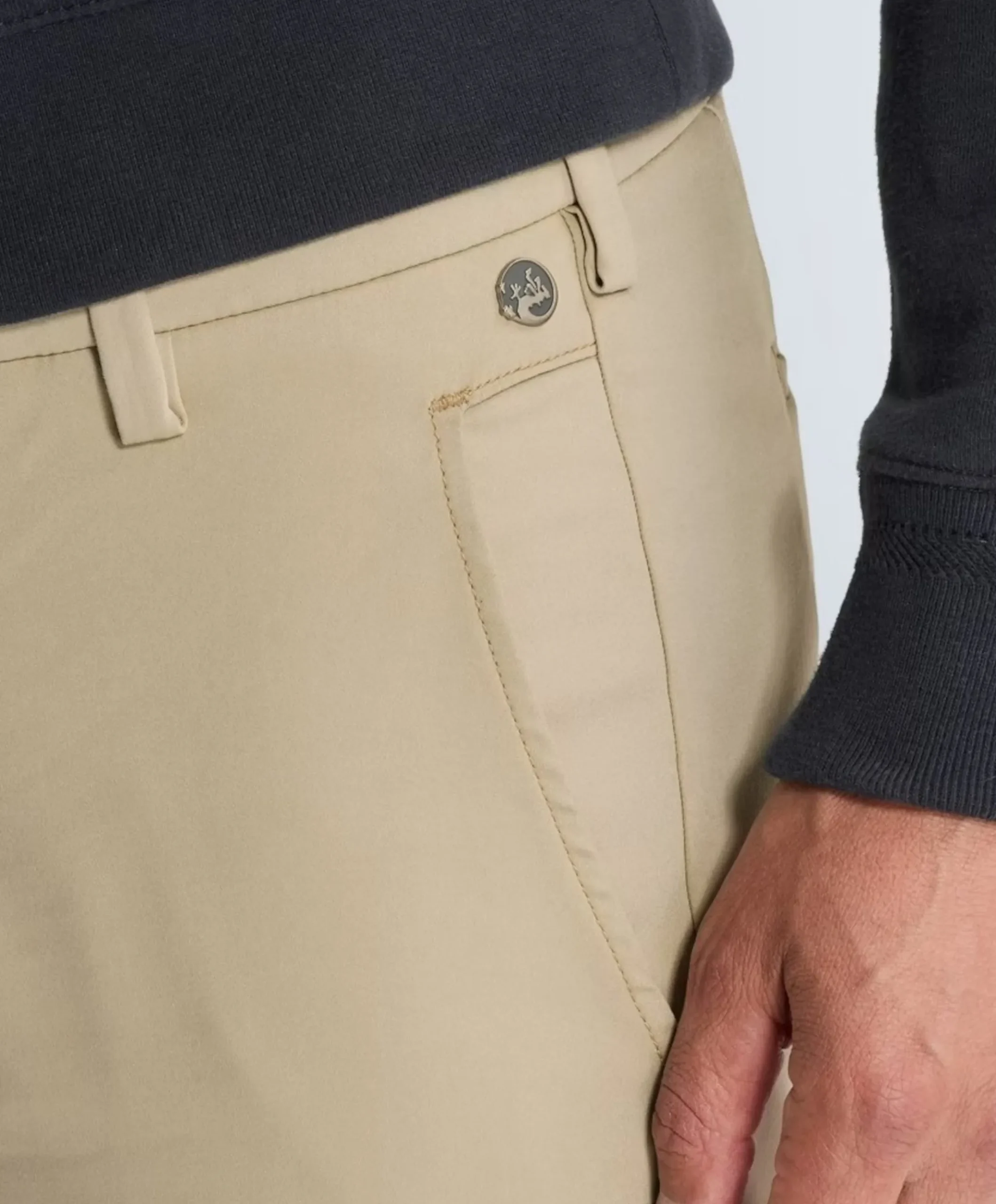 CYLAS TAPERED CHINO MEGDA POWER heren broek beige