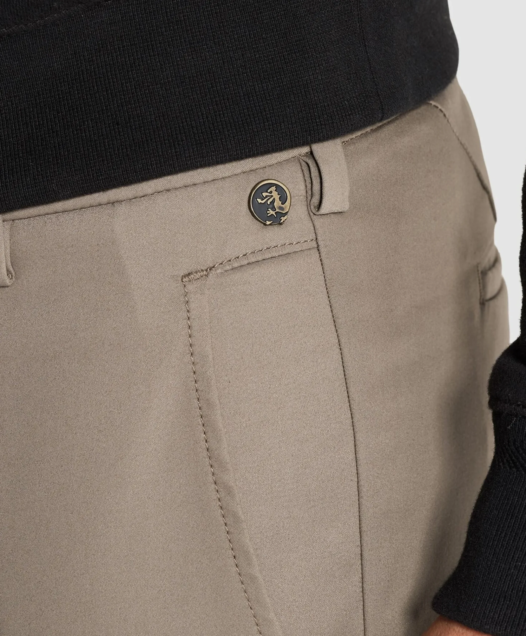 CYLAS TAPERED CHINO MEGDA POWER heren broek bruin