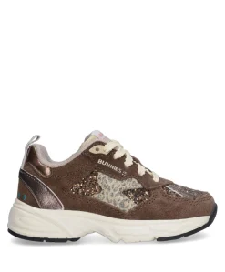 Daan Dash meisjes sneakers bruin
