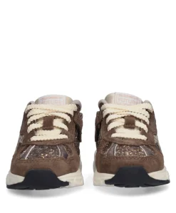Daan Dash meisjes sneakers bruin