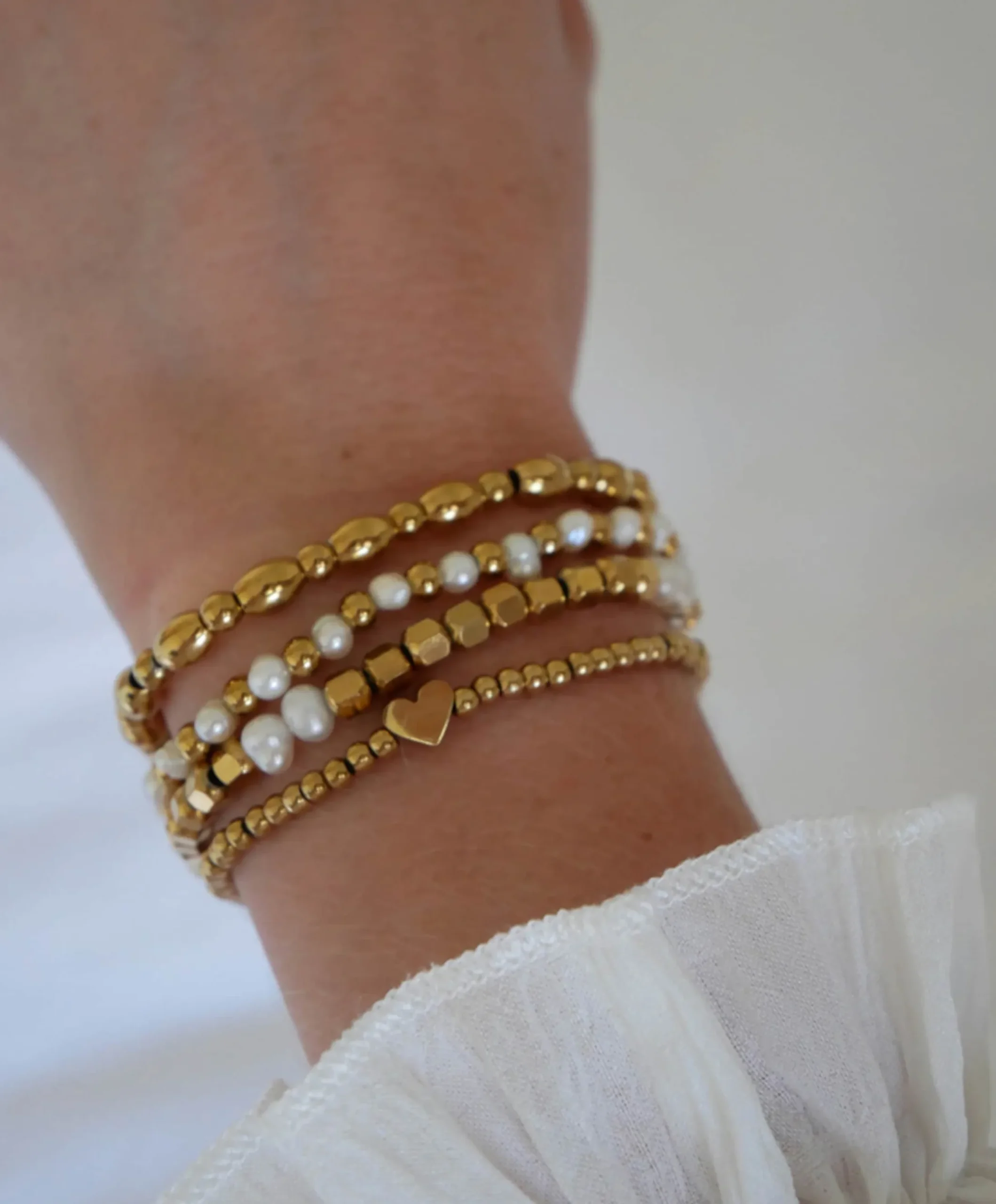 Dames armband goud