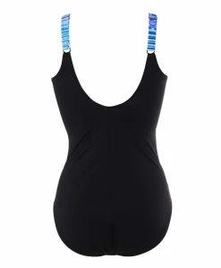 Dames badpak blauw