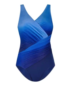 Dames badpak blauw