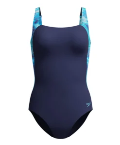 Dames badpak blauw