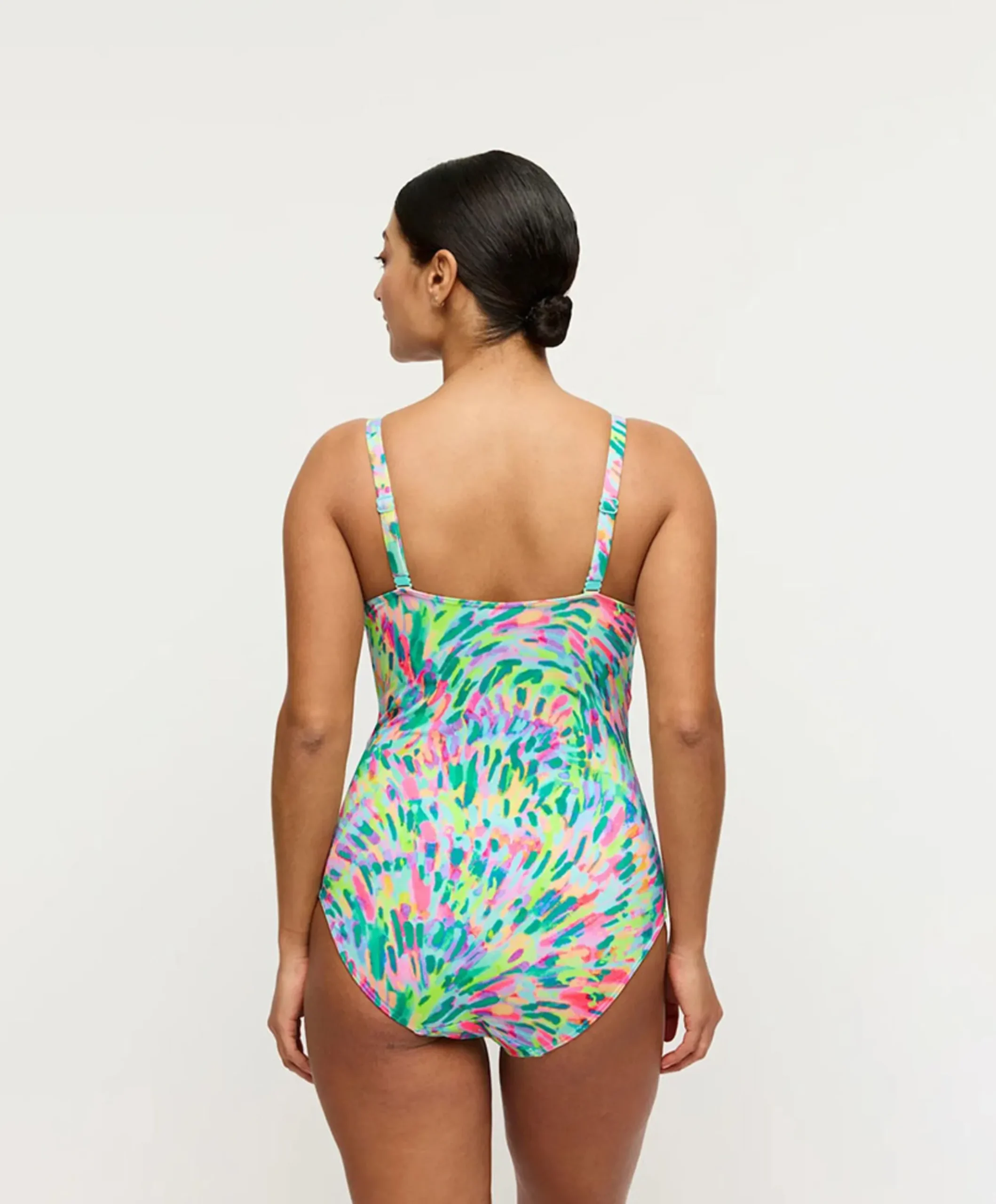 Dames badpak multicolor