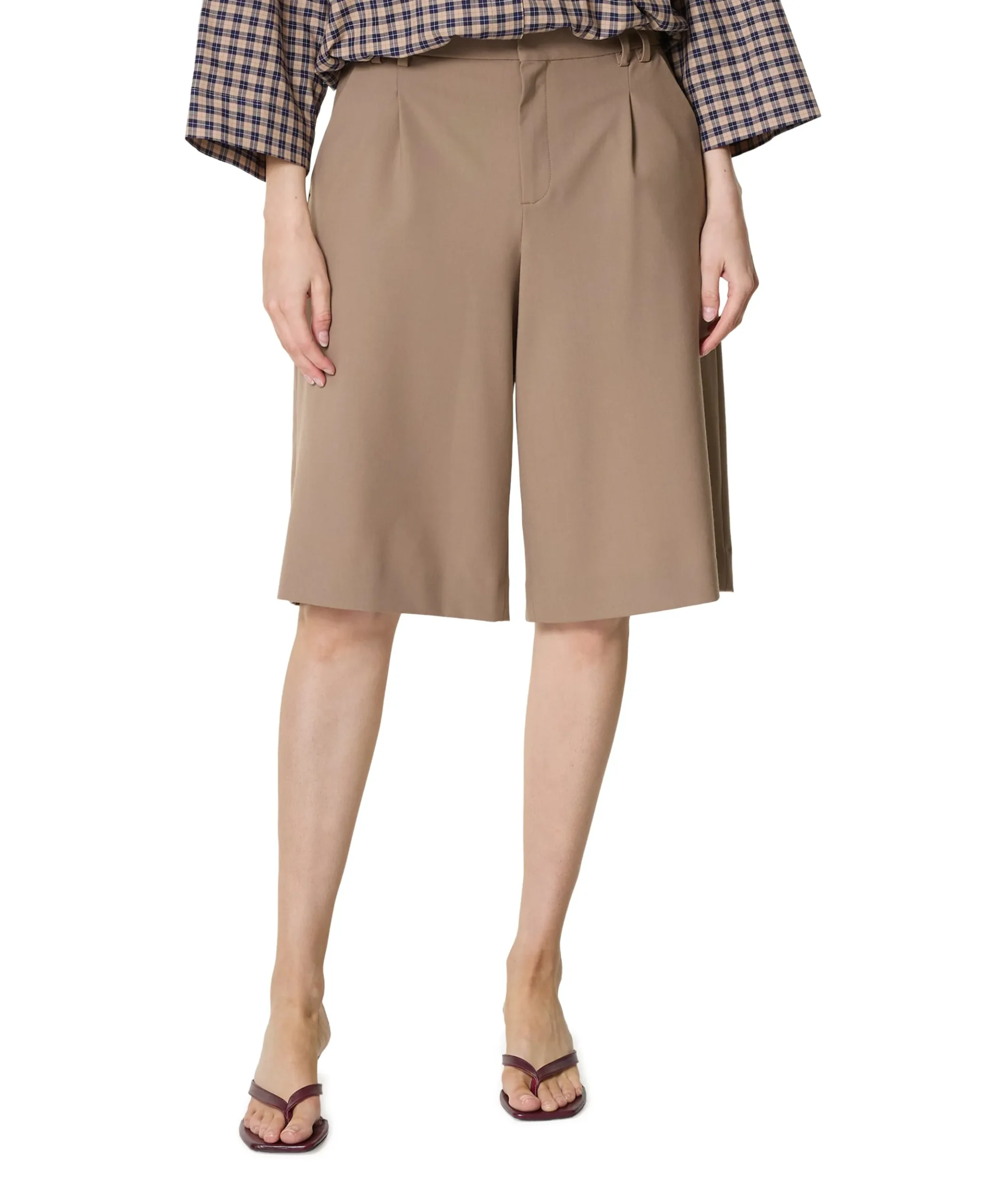 dames bermuda beige