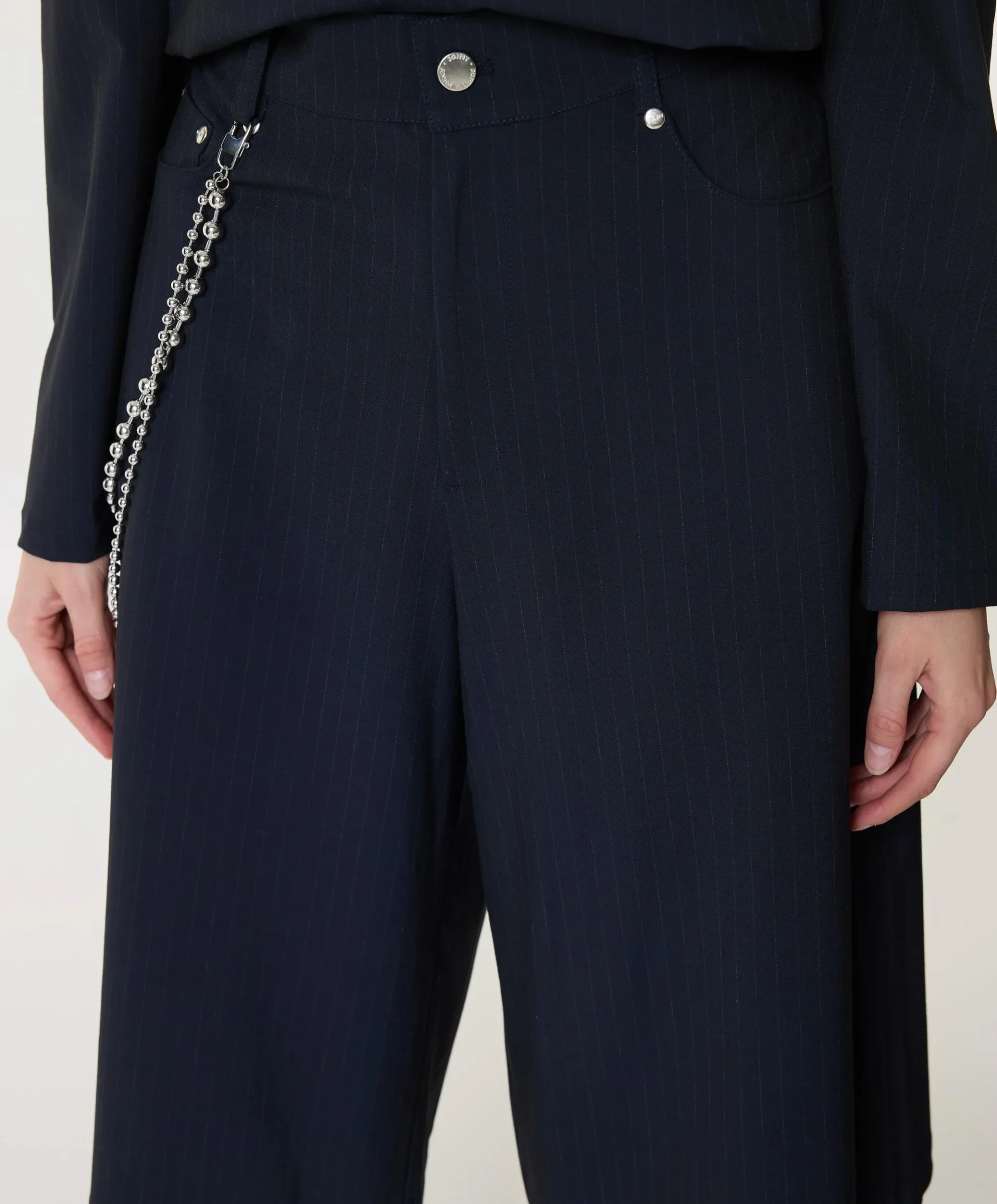 dames bermuda blauw