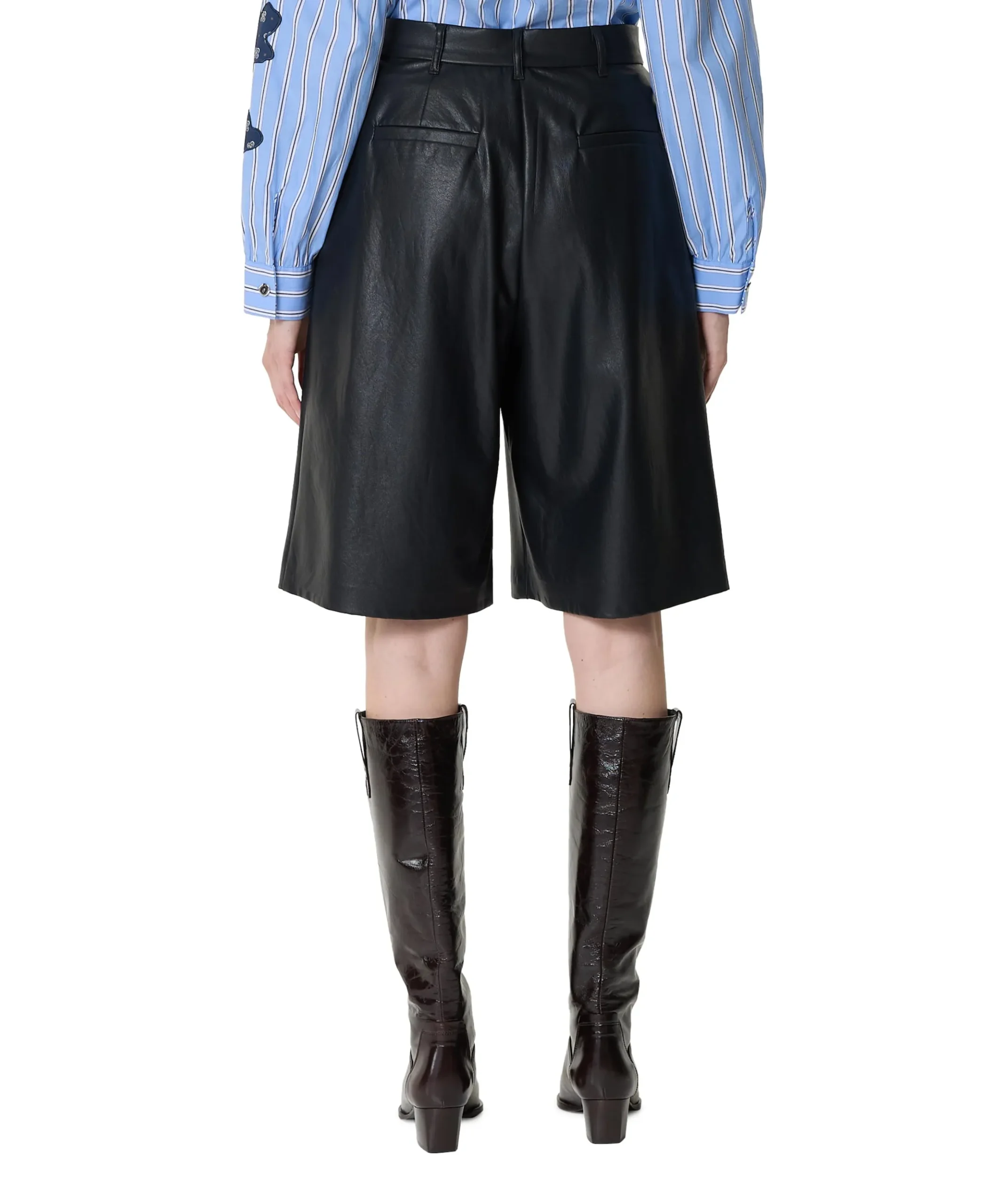 dames bermuda zwart