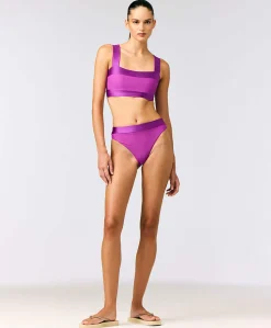 Dames bikinibroekje paars