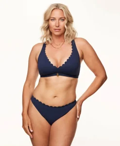 Dames bikinitop blauw