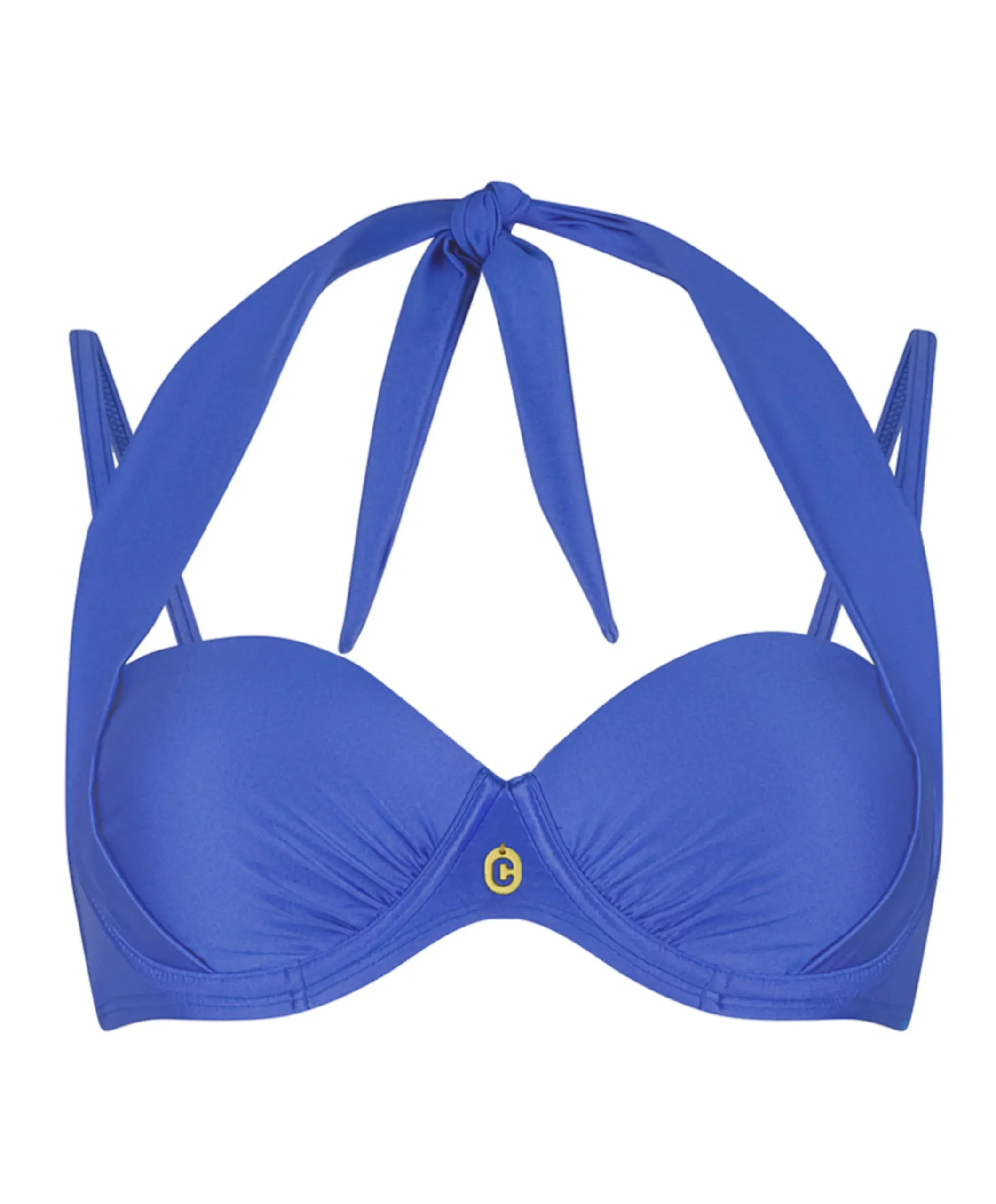 Dames bikinitop blauw