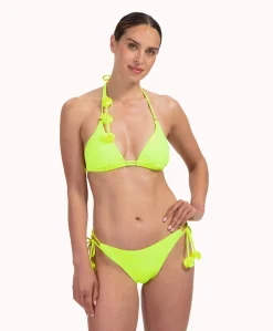 Dames bikinitop geel