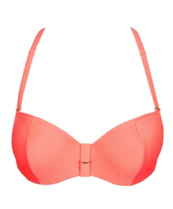 Dames bikinitop oranje