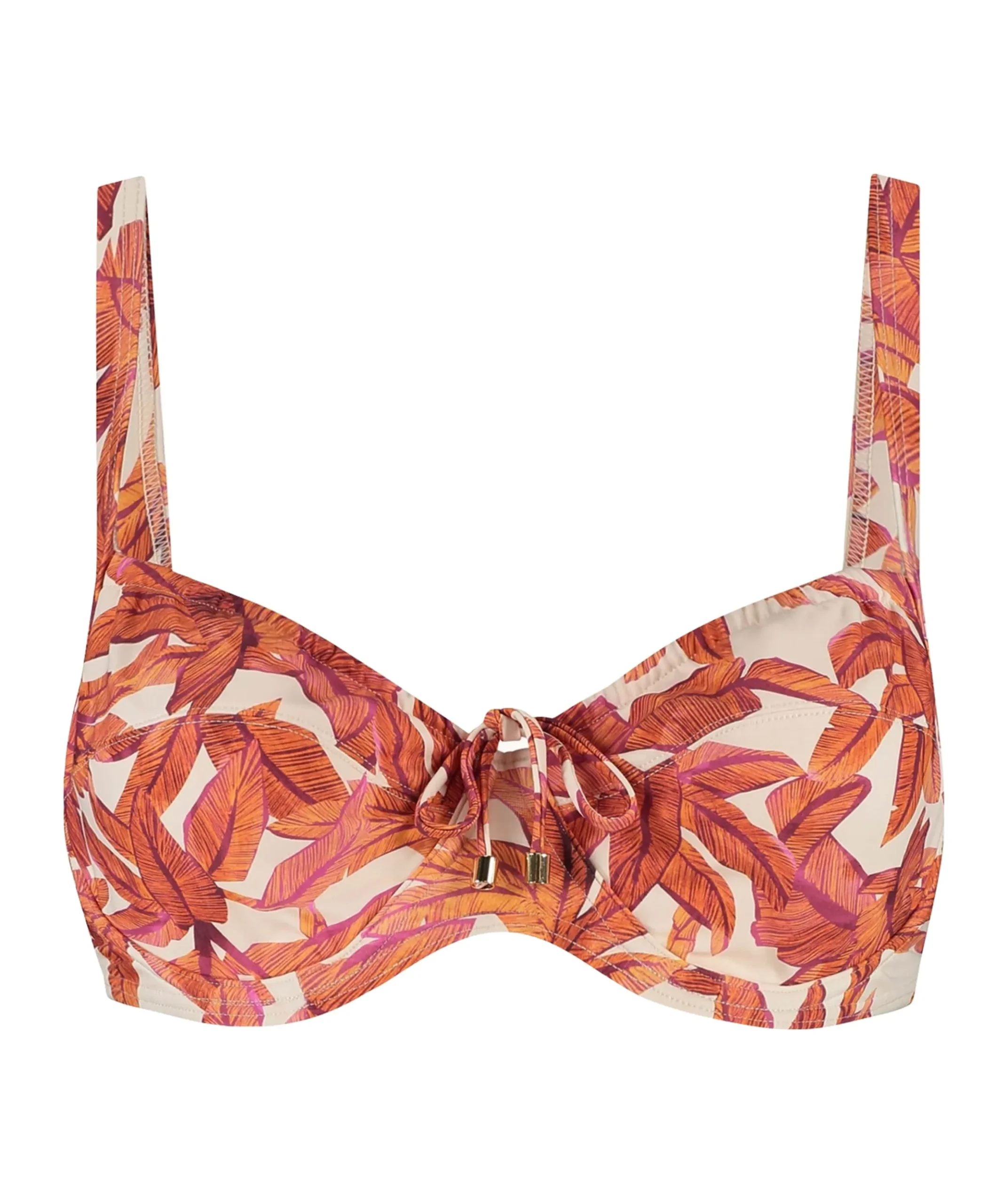 Dames bikinitop oranje