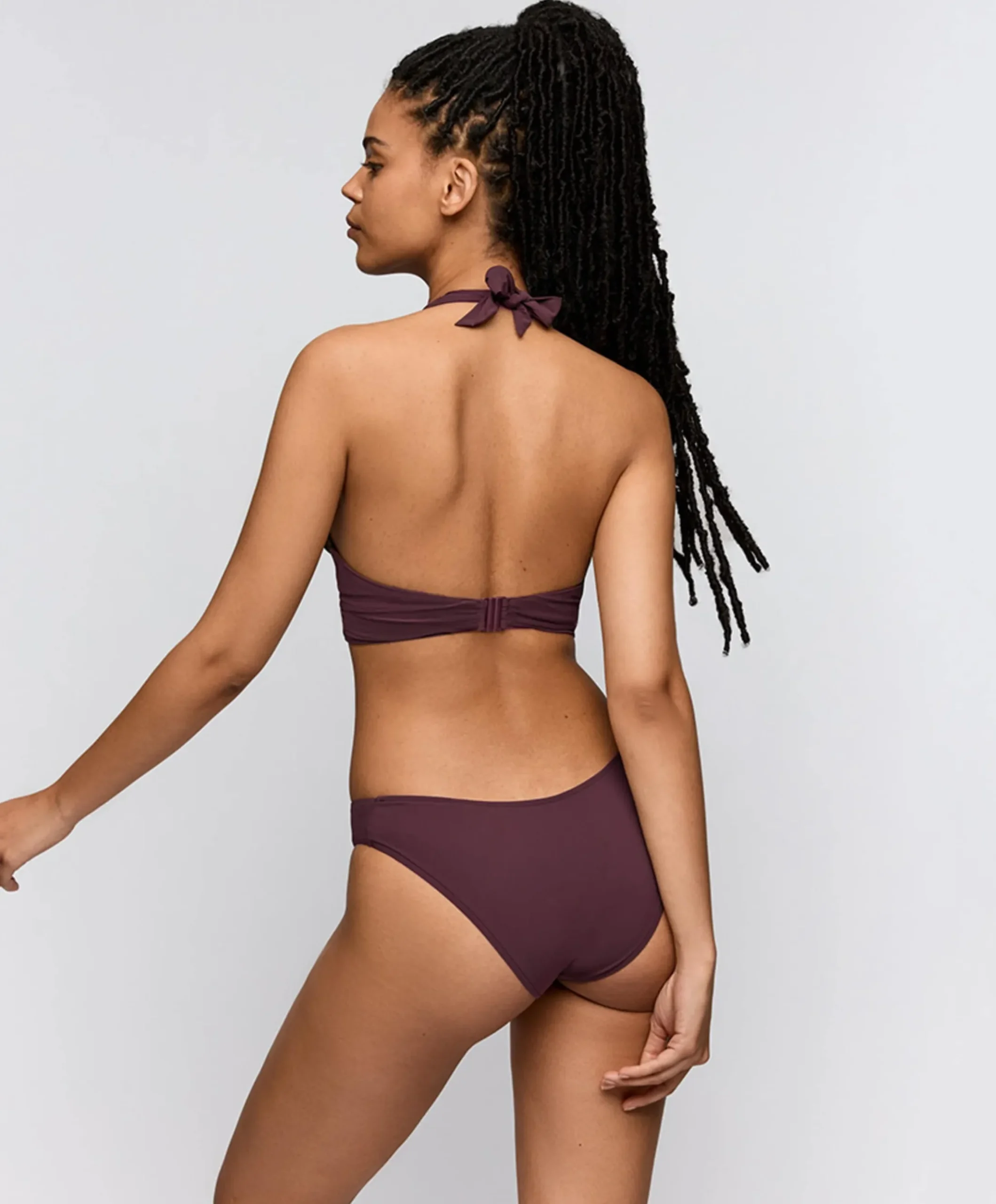 Dames bikinitop paars