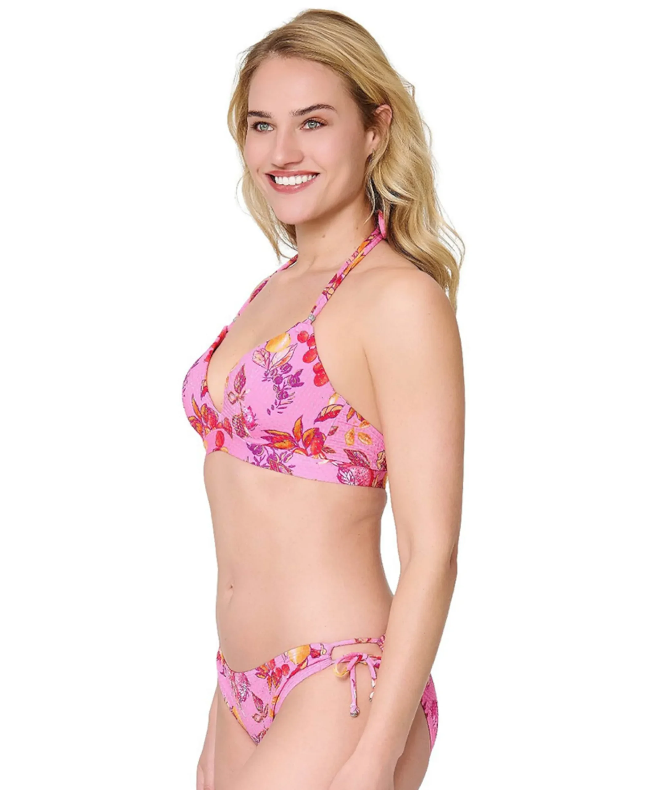 Dames bikinitop roze