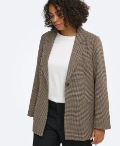Dames blazer beige