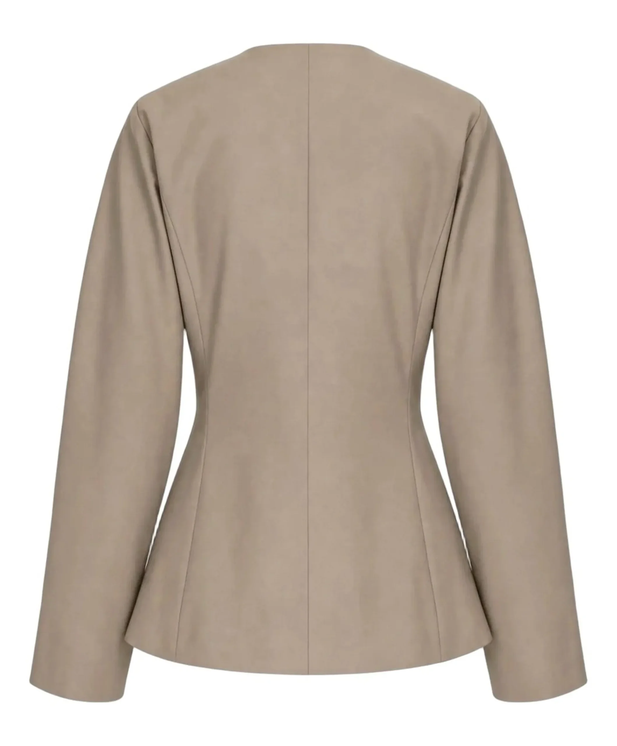 Dames blazer beige