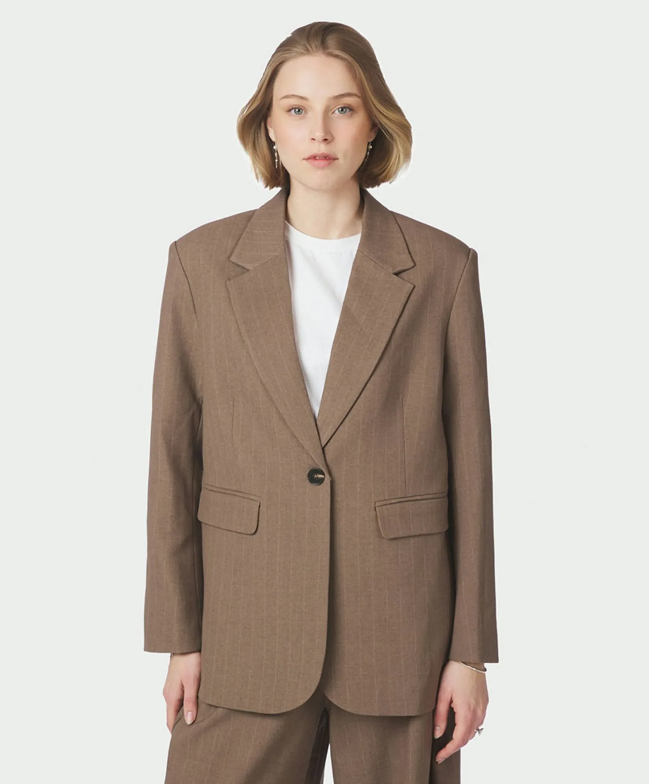 Dames blazer beige