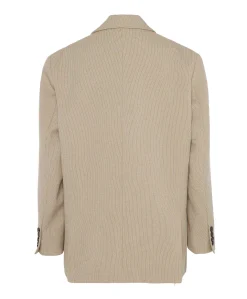 Dames blazer beige
