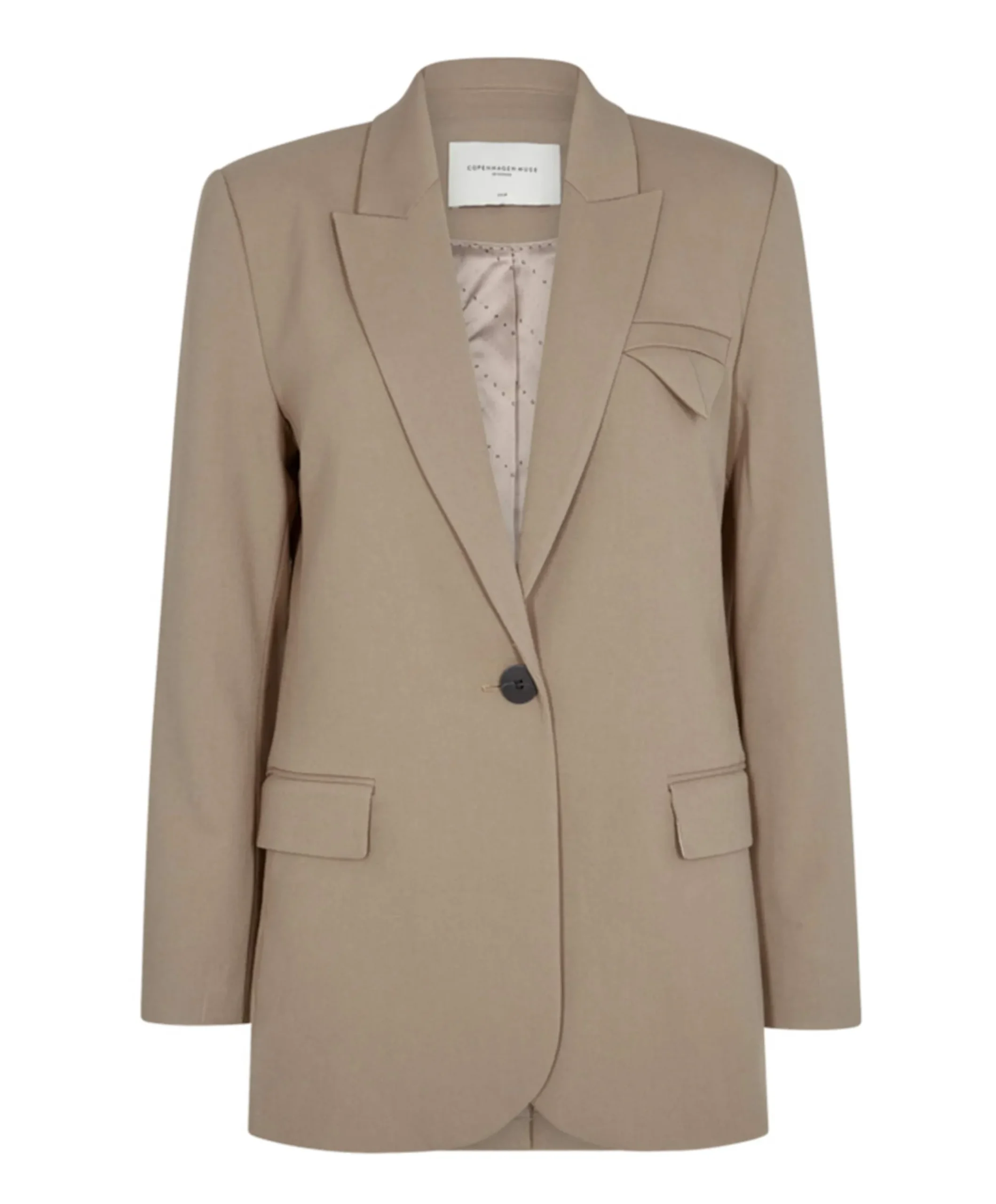Dames blazer beige