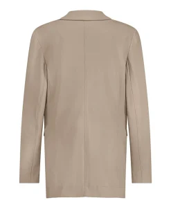 Dames blazer beige