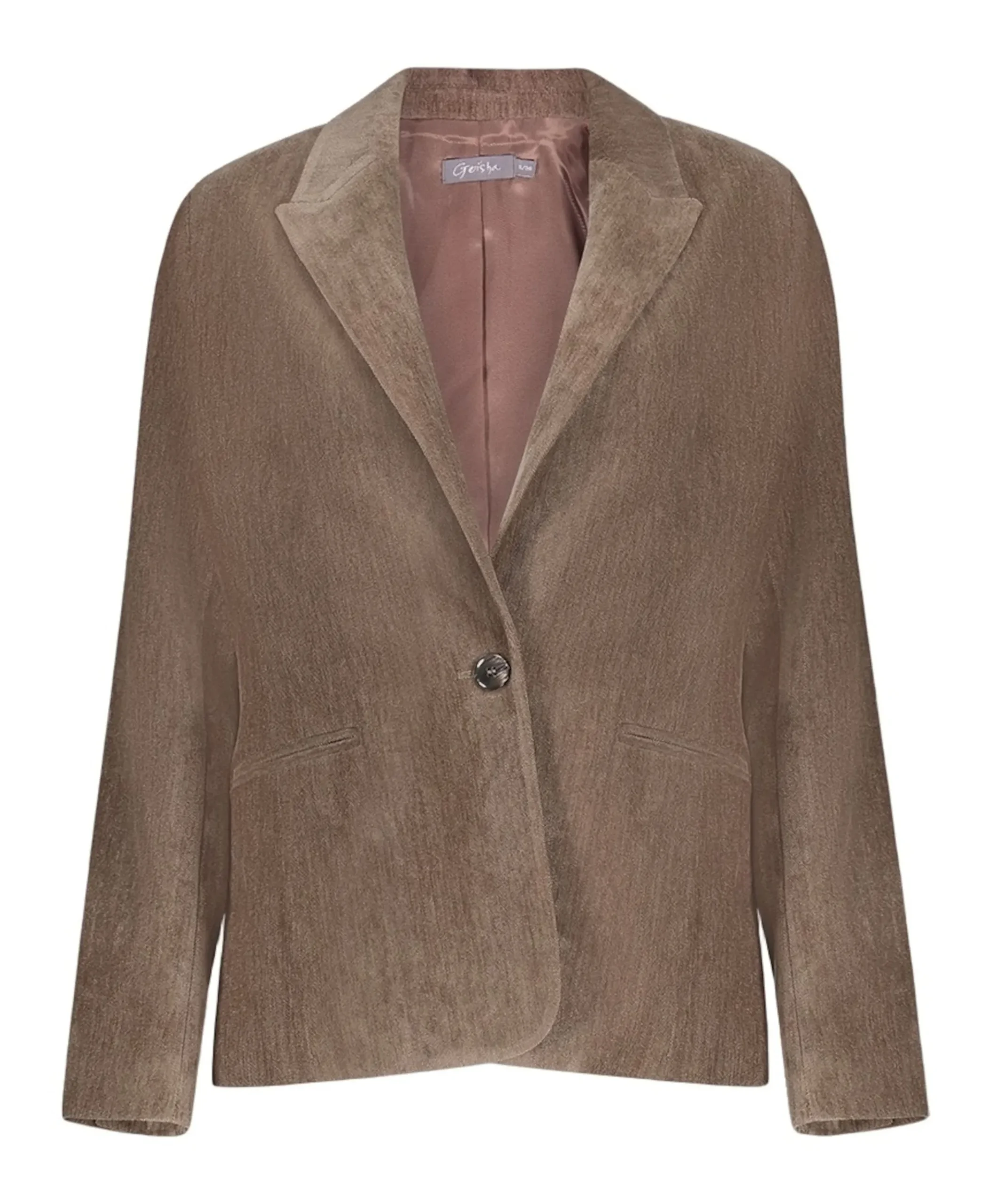 Dames blazer beige