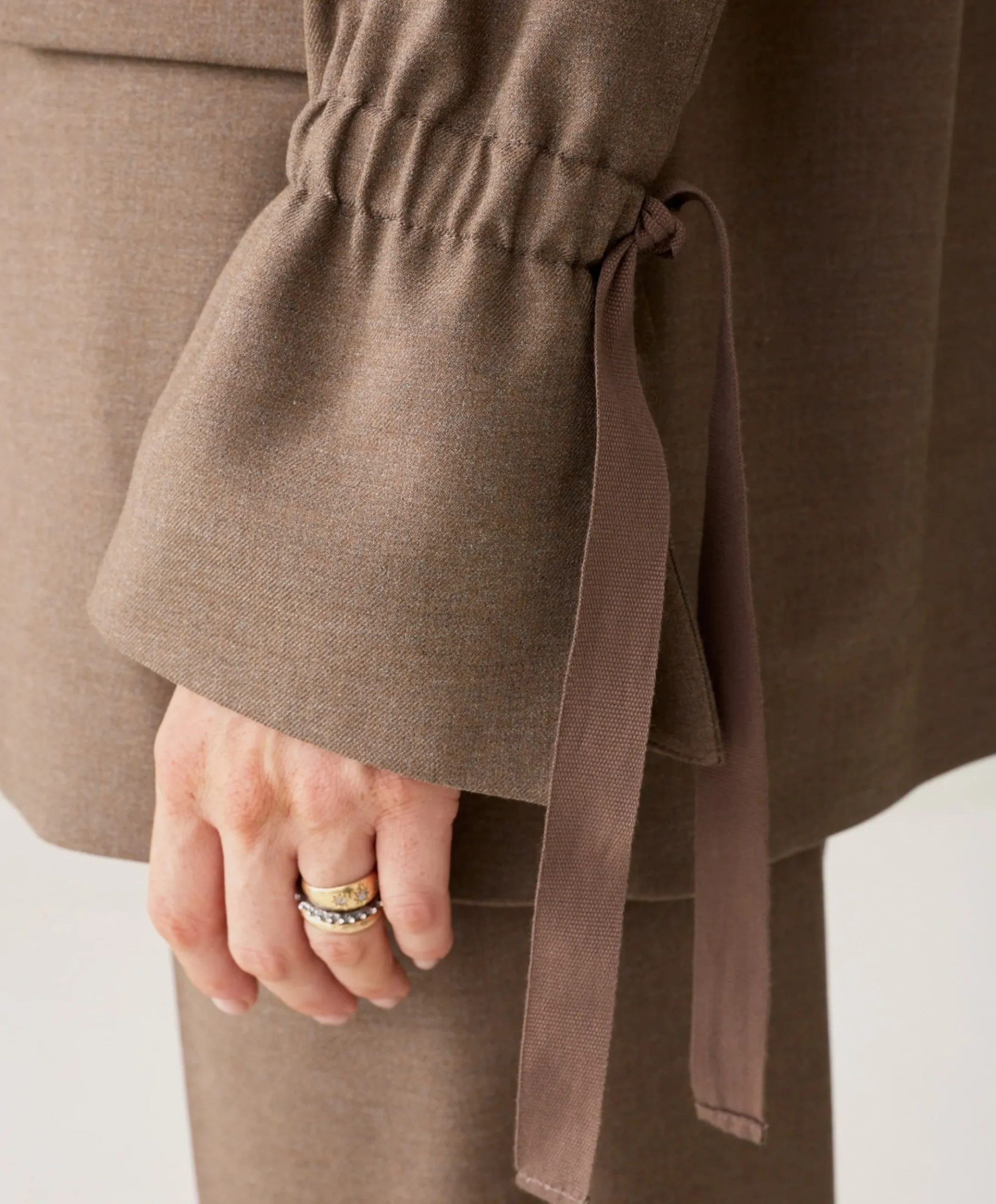 Dames blazer beige