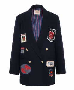 Dames blazer blauw
