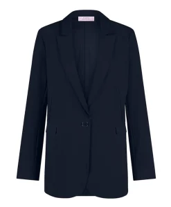 Dames blazer blauw