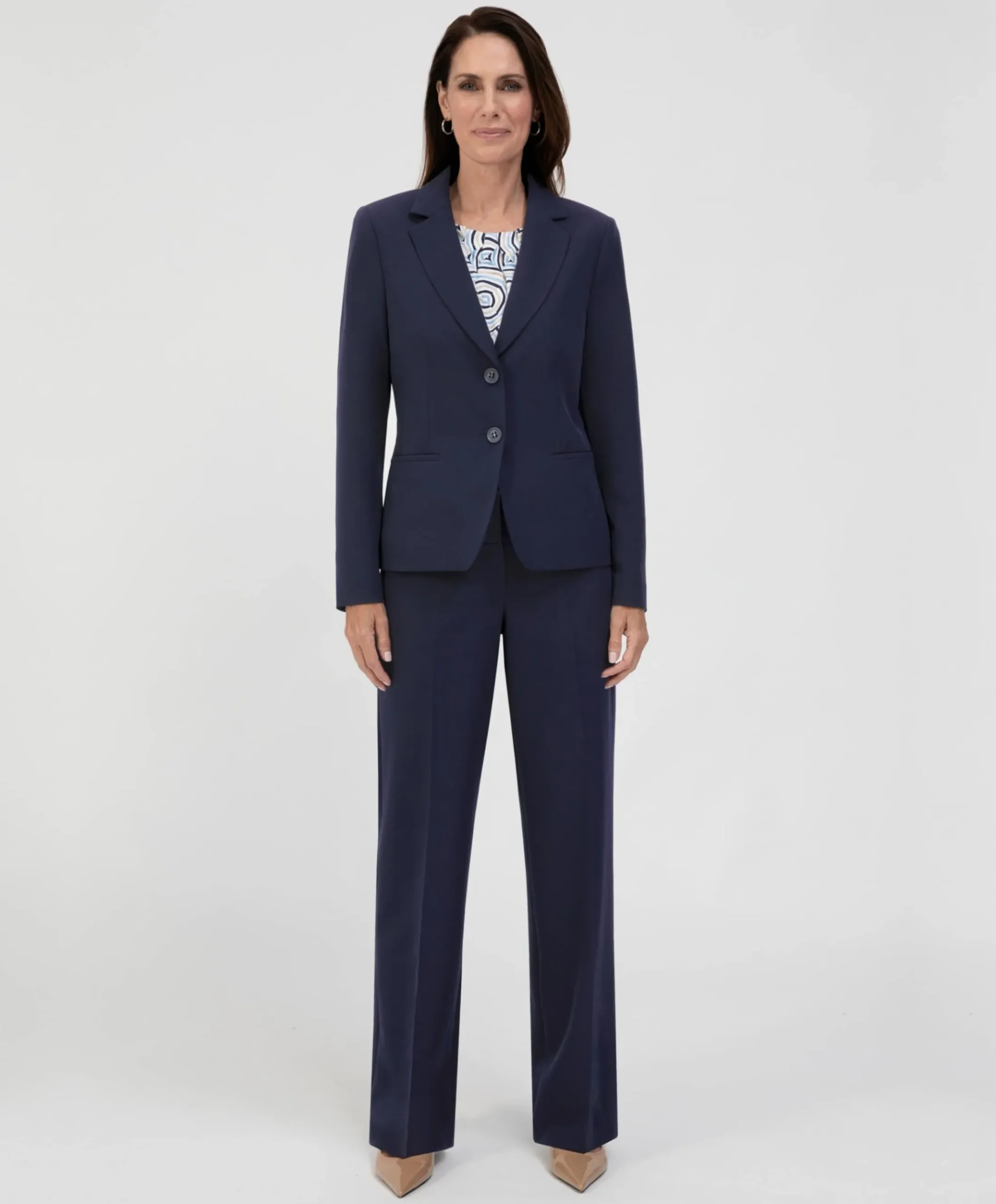 Dames blazer blauw