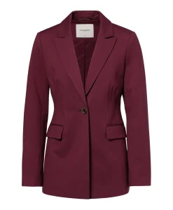 Dames blazer bordeaux