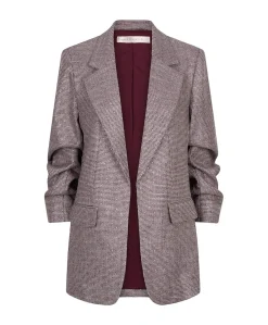 Dames blazer bordeaux