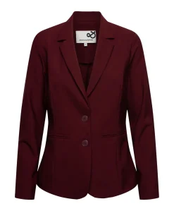 Dames blazer bordeaux