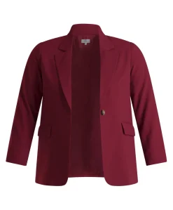 Dames blazer bordeaux